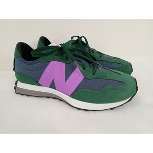 New Balance Boy's US 6 327 Green Blue Purple Athletic Retro Casual Running Shoes